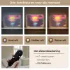 Zon - Geel - Palmbomen - Tropisch Light Box met batterij (Wandlamp) middel -USP_lichtkleurNL