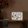 Abstract - Goud - Vormen Light Box met kabel (Tafellamp) klein -sfeer4