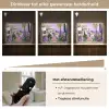 Huizen - Minimalistisch - Palmbomen - Kust Light Box met batterij (Wandlamp) middel -USP_dimbaarNL