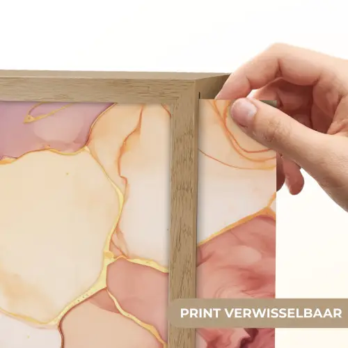 Marmer - Kleurrijk Light Box met batterij (Wandlamp) middel -USP_websiteprintNL
