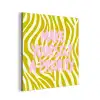 Zebraprint - Priority - Roze aluminium wit klein -3d