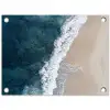 Strand - Zee - Golven tuinposter los doek klein -3d