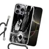Hardloopschoenen - Rennen - Druppels - Zwart Hoesje iPhone 16 Pro Max met koord klein -sfeer1