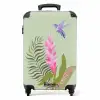 Summer memories - Kolibrie bij tropische bloemen NBS - Handbagage koffer - Kinderen Unisex middel -productfoto_recht