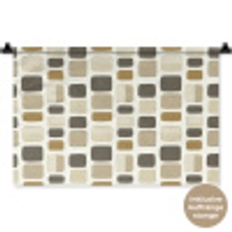 Blokken - Vintage - Grijs Wandkleed katoen klein 269 -t3d_DE