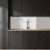 Klassiek - Marmer - Grijs keuken achterwand 2 middel 865 -sfeer1