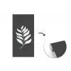 Blad - Wit - Minimalistisch fotobehang vinyl groot -3d