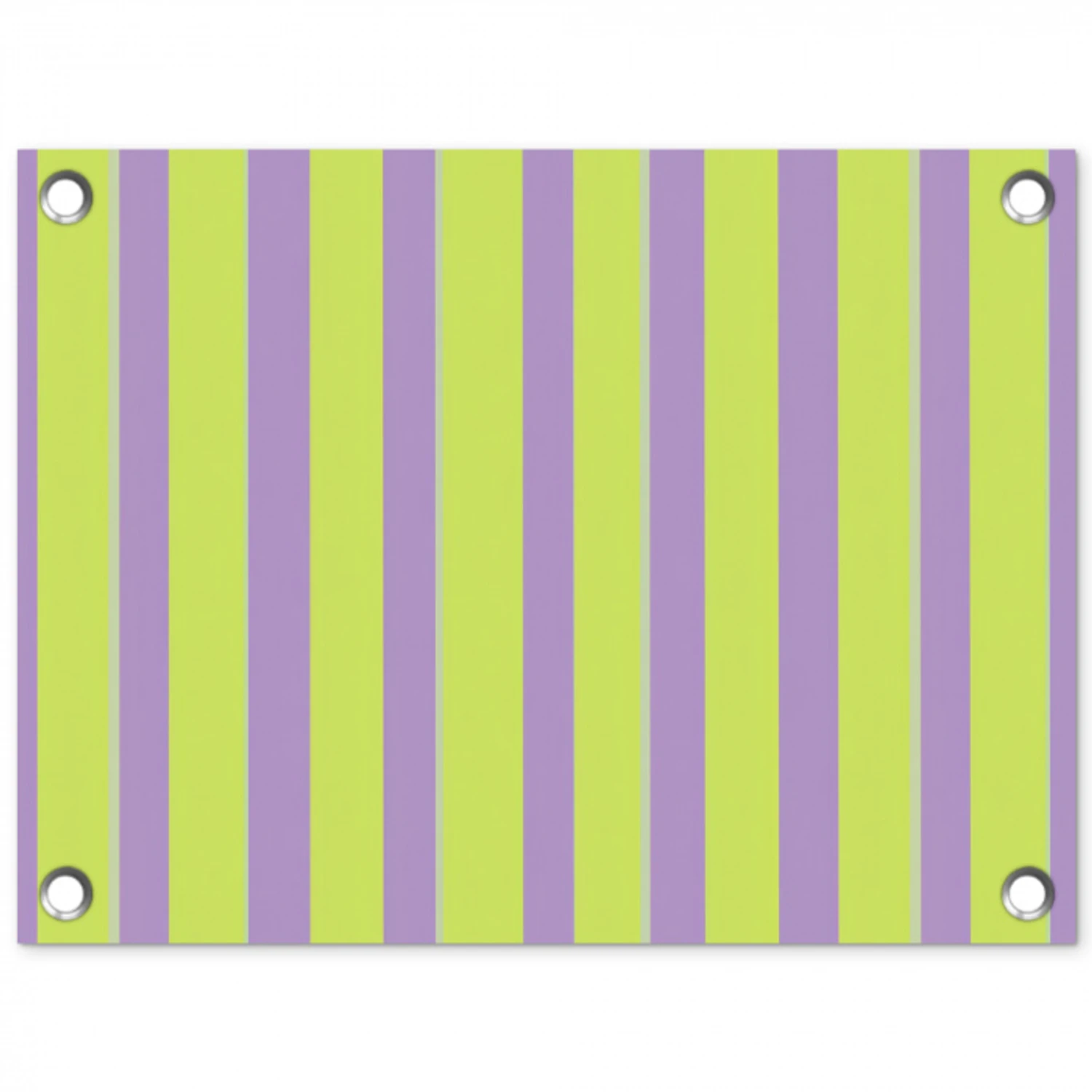 Strepen - Patroon - Groen tuinposter los doek klein 239 -3d