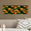 Mandarijn - Oranje - Druppels - Groen canvas 2cm klein 828 -sfeer3