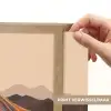 Zon - Kleurrijk landschap - Bergen Light Box met batterij (Wandlamp) middel -USP_websiteprintNL