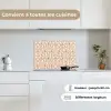 Geometrisch - Patroon - Beige keuken achterwand spatscherm klein 900 -sfeer4_FR
