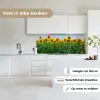 Zonnebloemen - Geel - Natuur keuken achterwand 2 middel -sfeer4_NL