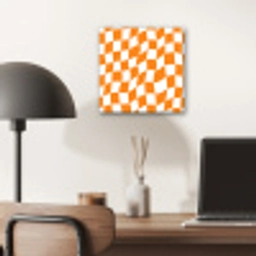 Golvend - Patroon - Oranje aluminium wit klein 46 -sfeer5
