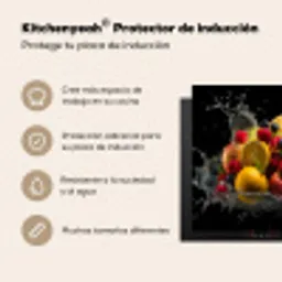 Fruit - Appel - Sinaasappel - Rode vruchten - Water Inductie beschermer vinyl 3mm middel -zzsfeer2_SP