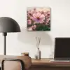 Bloemen - Paars - Wazig aluminium wit klein -sfeer5