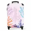 Summer memories - Octopus in kleurrijk koraal NBS - Handbagage koffer - Kinderen Unisex middel -productfoto_recht