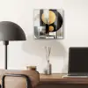 Abstract - Goud - Zilver - Vormen - Aesthetic - Modern aluminium wit klein -sfeer5