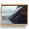 Huis - Rood - Bergen - Water Dienblad Rechthoek middel -z3d_shopping