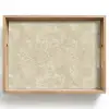 Lichtbeige - Marmer - Diffusie adering Dienblad Rechthoek middel 911 -z3d_shopping
