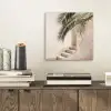 Palmboom - Schaduw - Trap - Beige aluminium wit klein -sfeer1