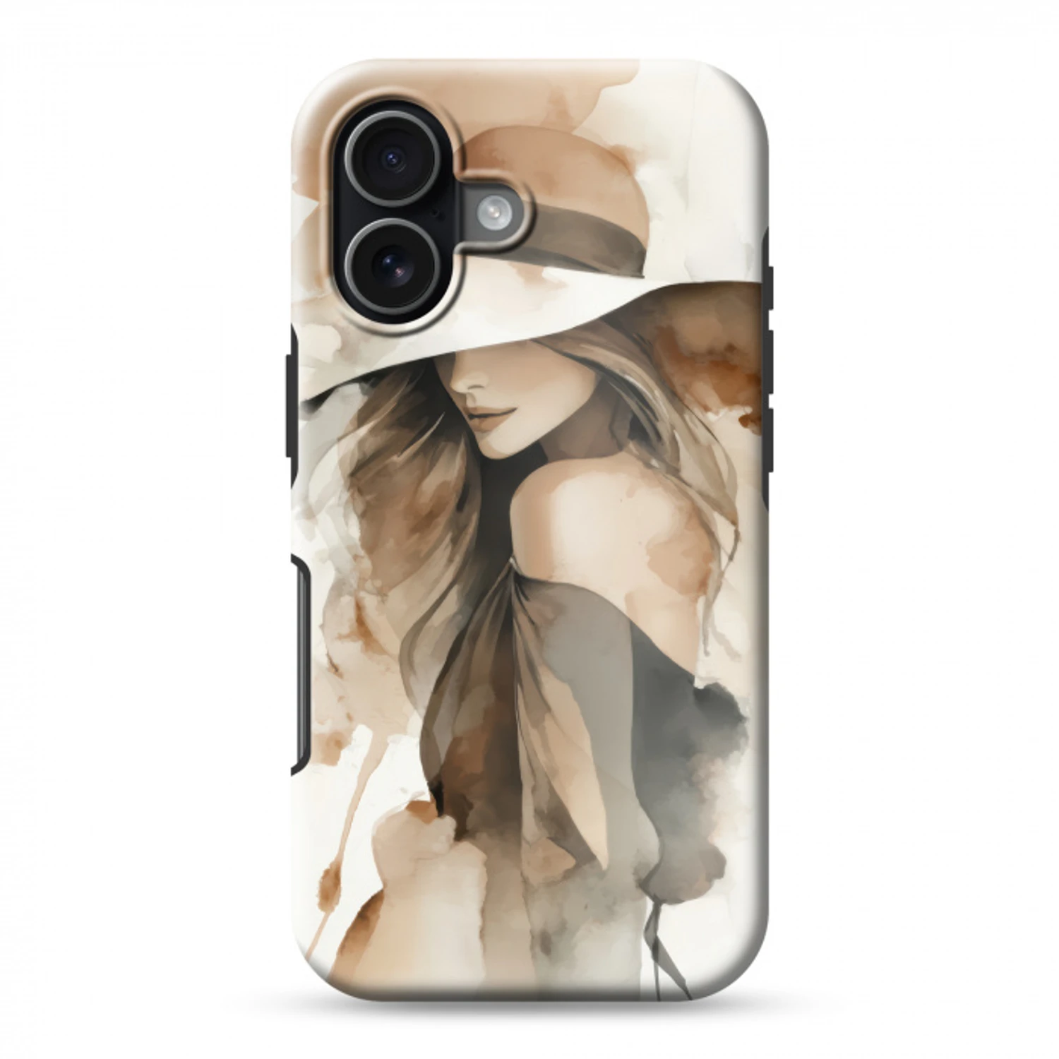 Mysterieus - Vrouw - Sepia Toughcase MagSafe Apple iPhone 17 klein -3d