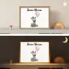 Zebra - Baby - Dieren - Roze ballon Light Box met batterij (Wandlamp kind) middel -sfeer3_kind