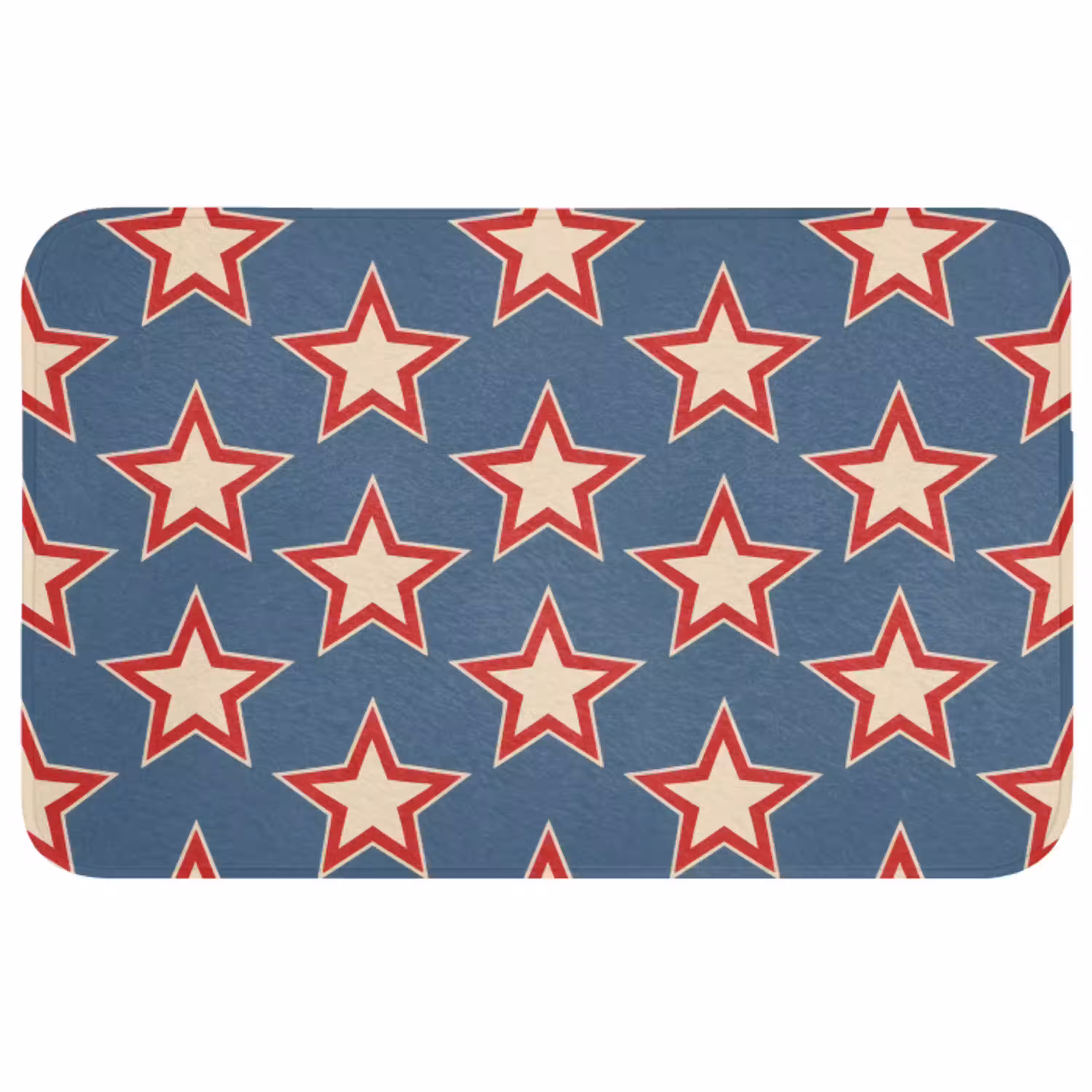 Ster - Klassiek - Blauw Badmat middel 997 -3d