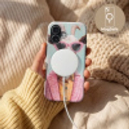 Zonnebril - Roze - Geit - Horen Toughcase MagSafe Apple iPhone 17 klein -USP_MagsafeV