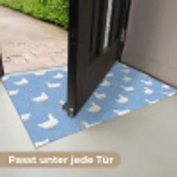 Ganzen - Elegant - Blauw Deurmat klein 898 -USP_DE