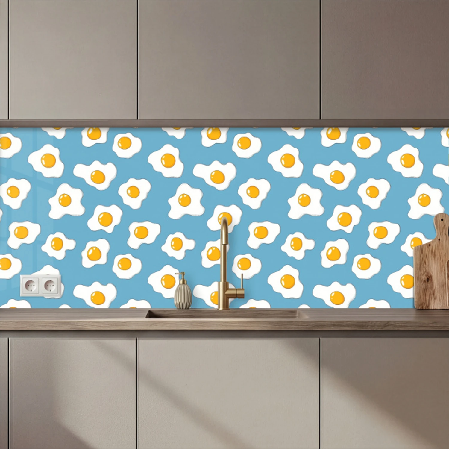 Eieren - Dooiers - Blauw keuken achterwand 2 middel 871 zz_3dshopping