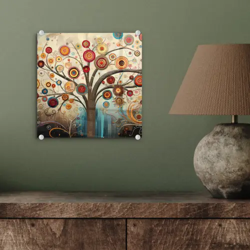 Boom - Tree of life - Kleur plexiglas 5mm klein -sfeer3