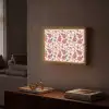 Drakenfruit - Patroon - Roze Light Box met batterij (Wandlamp) middel 907 -sfeer1