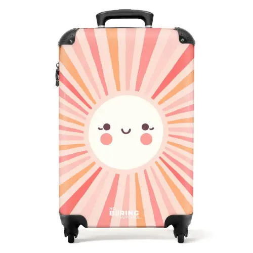 zonnestralenfeest NBS - Handbagage koffer - Unisex middel -productfoto_recht