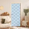Palmboom - Modern - Blauw deurposter klein 289 -sfeer2