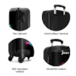 Verfklodder Voetbal NBS - Handbagage koffer - Kinderen Unisex middel zzzzzzzbolletjes_NL