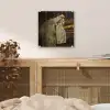 Meisje in witte kimono - Schilderij van George Hendrik Breitner plexiglas 5mm klein -sfeer4
