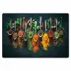 Kruiden - Lepels - Kleurrijk Placemat vinyl groot -zzsfeer1_Kitchenyeah-website