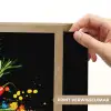 Olijfolie - Graffiti - Peper - Olijven - Modern Light Box met batterij (Wandlamp) middel -USP_websiteprintNL