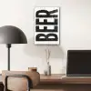 Bier - Japandi - Decoratie - Zwart plexiglas 5mm klein -sfeer6