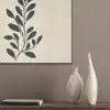 Minimalistisch - Tak - Bladeren - Zwart PET vilt klein -sfeer6_closeup
