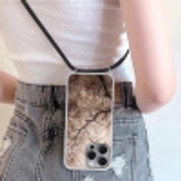 Bloesem - Takken - Schilderij - Beige - Serene Hoesje iPhone 16 Pro Max met koord klein -sfeer5