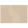 Parallelle lijnen - Lichte textuur - Beige poster papier klein -3d