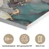 Blauw - Marmer - Goud PET vilt klein -closeup_NL