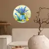 Gieter - Lavendel - Bloesems Wandcirkel behangsticker klein -sfeer1