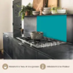 Blauw - Effen kleur keuken achterwand 2 middel 865 -usp_FR