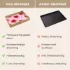 Lollies - Hartjes - Roze Dienblad Rechthoek middel -USP_VergelijkingNL