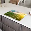 Bloemen - Madelief - Natuur - Zon - Horizon Inductie beschermer vinyl 3mm klein -sfeer8