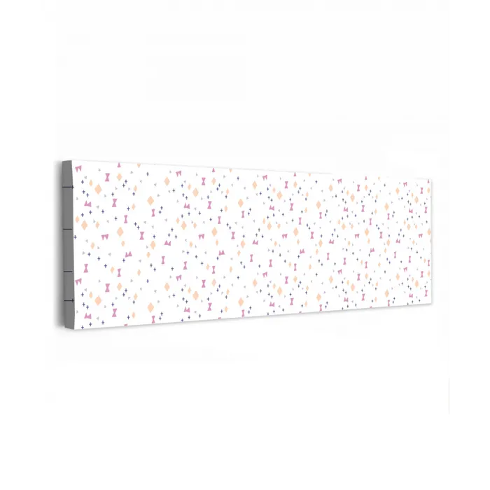 Wit - Vormen - Kleuren canvas 2cm klein 828 -z3d