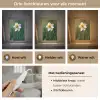 Narcis - Bloem - Wit - Grassprieten Light Box met kabel (Tafellamp) klein -USP_lichtkleurNL