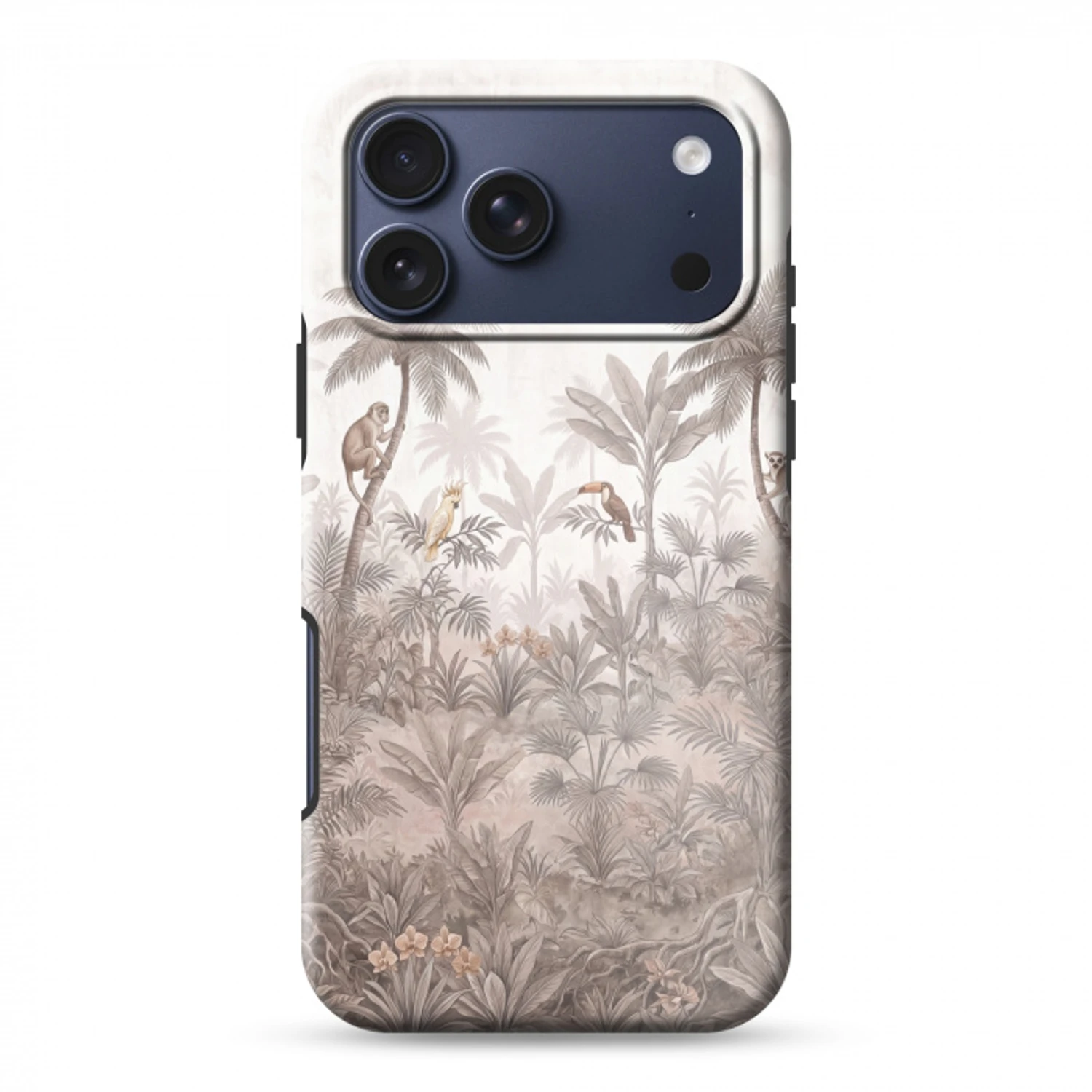 Jungle - Dieren - Palmbomen Toughcase MagSafe Apple iPhone 17 Pro Max klein -3d